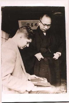 Prof. Masunaga explains shobogenzo to young Danny Waxman